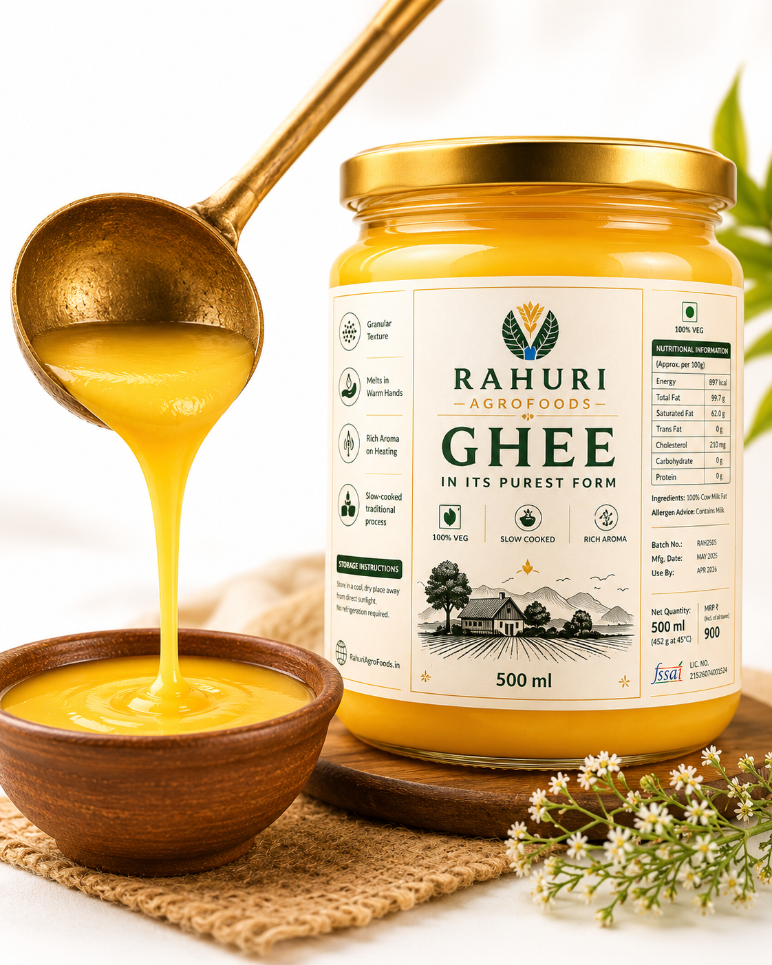Rahuri Agrofoods Pure Ghee