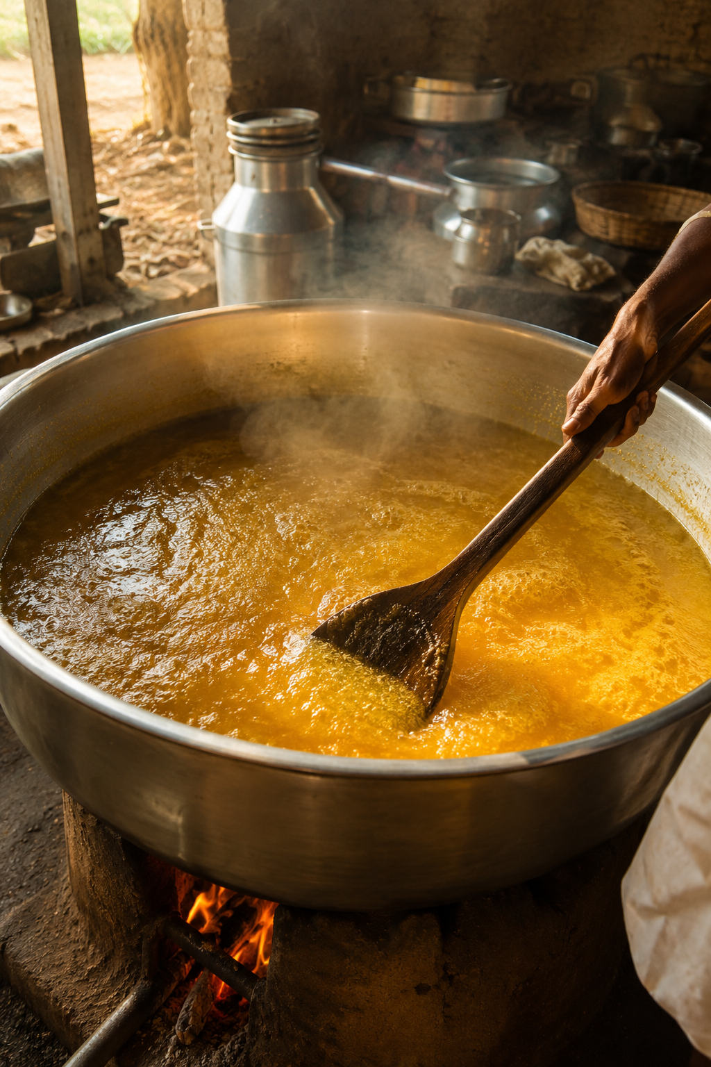 Ghee making process